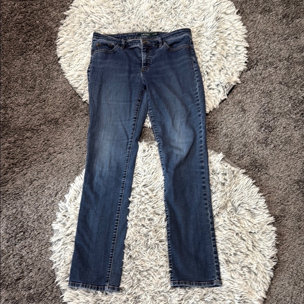 Ralph Lauren Modern Straight Curvy Jeans Size 10
